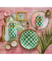 MacKenzie-Childs Check Enamel Utensil Holder