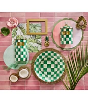 MacKenzie-Childs Check Enamel Utensil Holder