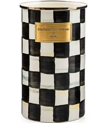 MacKenzie-Childs Check Enamel Utensil Holder