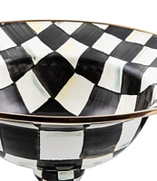 MacKenzie-Childs Check Footed Compote