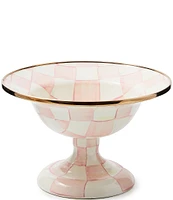 MacKenzie-Childs Check Footed Compote