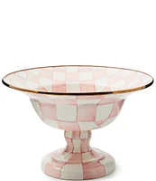 MacKenzie-Childs Check Footed Compote