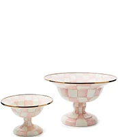 MacKenzie-Childs Check Footed Compote