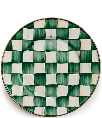 MacKenzie-Childs Check Salad/Dessert Plate