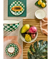 MacKenzie-Childs Check Salad/Dessert Plate