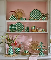 MacKenzie-Childs Check Salad/Dessert Plate