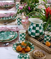 MacKenzie-Childs Check Salad/Dessert Plate