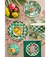 MacKenzie-Childs Check Salad/Dessert Plate