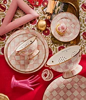 MacKenzie-Childs Check Salad/Dessert Plate