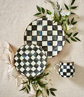 MacKenzie-Childs Check Salad/Dessert Plate