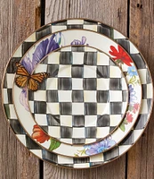 MacKenzie-Childs Check Salad/Dessert Plate