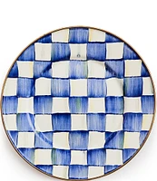 MacKenzie-Childs Check Salad/Dessert Plate