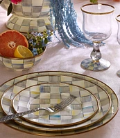 MacKenzie-Childs Check Salad/Dessert Plate