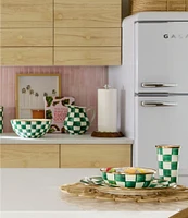 MacKenzie-Childs Check Wood Paper Towel Holder