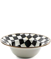 MacKenzie-Childs Check Enamel 12#double; Serving Bowl