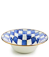 MacKenzie-Childs Check Enamel 12#double; Serving Bowl