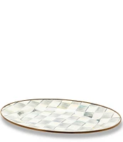 MacKenzie-Childs Check Enamel Oval Platter