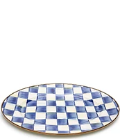 MacKenzie-Childs Check Enamel Oval Platter