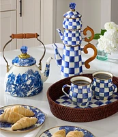 MacKenzie-Childs Royal English Garden Enamel Tea Kettle, 2-Qt.