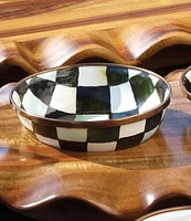 MacKenzie-Childs Check Enamel Relish Dish