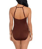 Magicsuit Marley Sachi Halter Keyhole One Piece Swimsuit