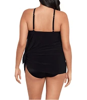 Magicsuit Plus Size Parker Control Fit Convertible Underwire High Neck Swim Dress