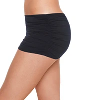 Magicsuit Solids Shirred Swim Skirt