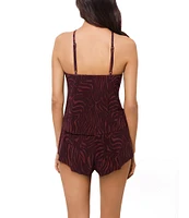 Magicsuit Zabra Goldie High Neck Underwire Bra Romper Swimsuit