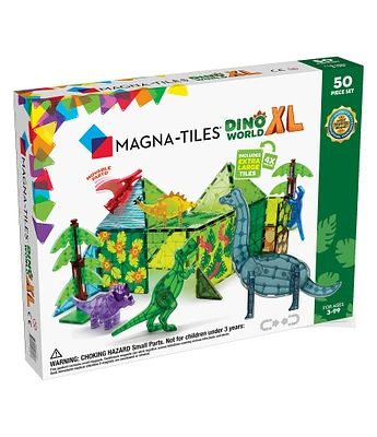 Magna-Tiles® Dino World XL 50-Piece Set