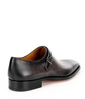 Magnanni Men's Hermosa Leather Monk Straps