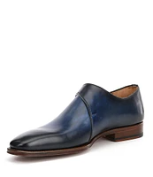 Magnanni Men's Hermosa Leather Monk Straps