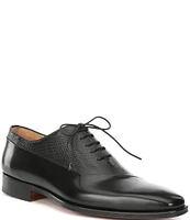 Magnanni Men's Vaughan Leather Embossed Oxfords