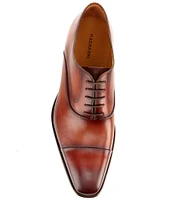 Magnanni Men's Vista Leather Cap-Toe Dress Oxfords