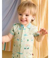 Magnetic Me Baby Boys Newborn-24 Months Fairway Fetch Polo Shortall