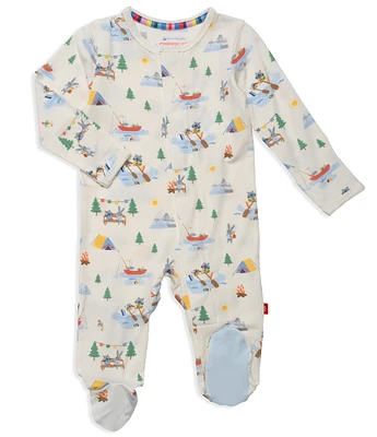 Magnetic Me Baby Boys Newborn-9 Months Long Sleeve Lake You Footed Coverall