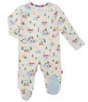 Magnetic Me Baby Boys Newborn-9 Months Long Sleeve Lake You Footed Coverall