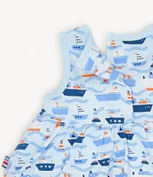 Magnetic Me Baby Girls 9-24 Months Forever And All-Waves Sleeveless Top & Pull-on Shorts 2-Piece Set