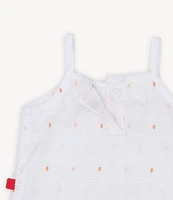 Magnetic Me Baby Girls Swiss Dot Tank & Bloomer Set