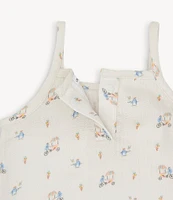 Magnetic Me® Baby Girls Newborn-9 Month Penguin Printed Gauze Tank Top & Bloomer Set