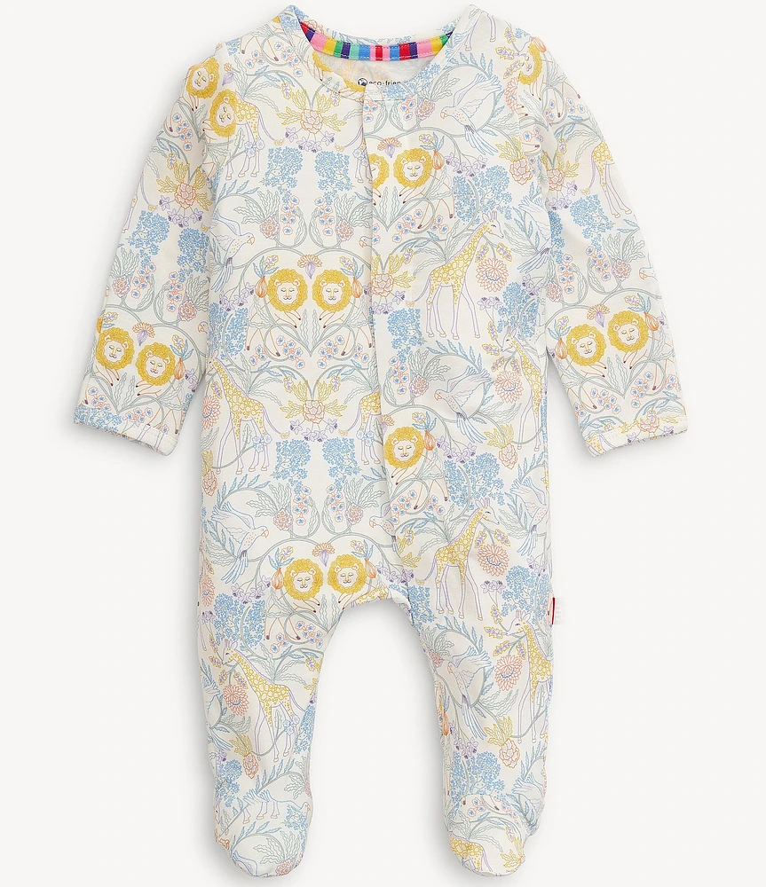 Magnetic Me Baby Girls Newborn-9 Months Long-Sleeve Nikki Menagerie Footie Coverall