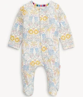 Magnetic Me Baby Girls Newborn-9 Months Long-Sleeve Nikki Menagerie Footie Coverall