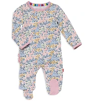 Magnetic Me Baby Girls Preemie-9 Months Long Sleeve Chelsea Floral Printed Footie Coverall