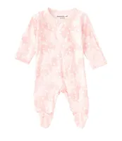 Magnetic Me Baby Girls Preemie-9 Months Long Sleeve Doe Skin Footie Coverall