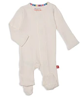 Magnetic Me Baby Newborn-9 Months Long Sleeve Solid Footed Coverall