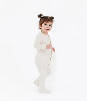 Magnetic Me Baby Newborn-9 Months Long Sleeve Solid Footed Coverall