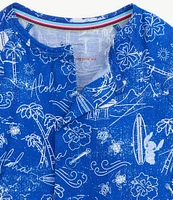 Magnetic Me x Disney Baby Boys Newborn-9 Months Long Sleeve Lilo & Stitch Footie Coverall
