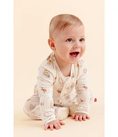 Magnetic Me X Disney Baby Boys Newborn-9 Months Long Sleeve Moments With Friends Footed Coverall