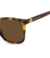 Marc Jacobs Women's 56mm Tortoise Rectangle Sunglasses