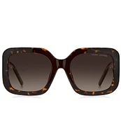 Marc Jacobs Women's 647S Square Havana Sunglasses