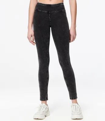 Andrew Marc Sport Knit Denim Look Jeggings